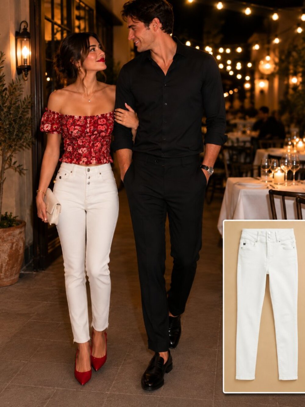 Kancan High-Rise White Skinny Jeans | Size 28 | Super Soft Stretch
